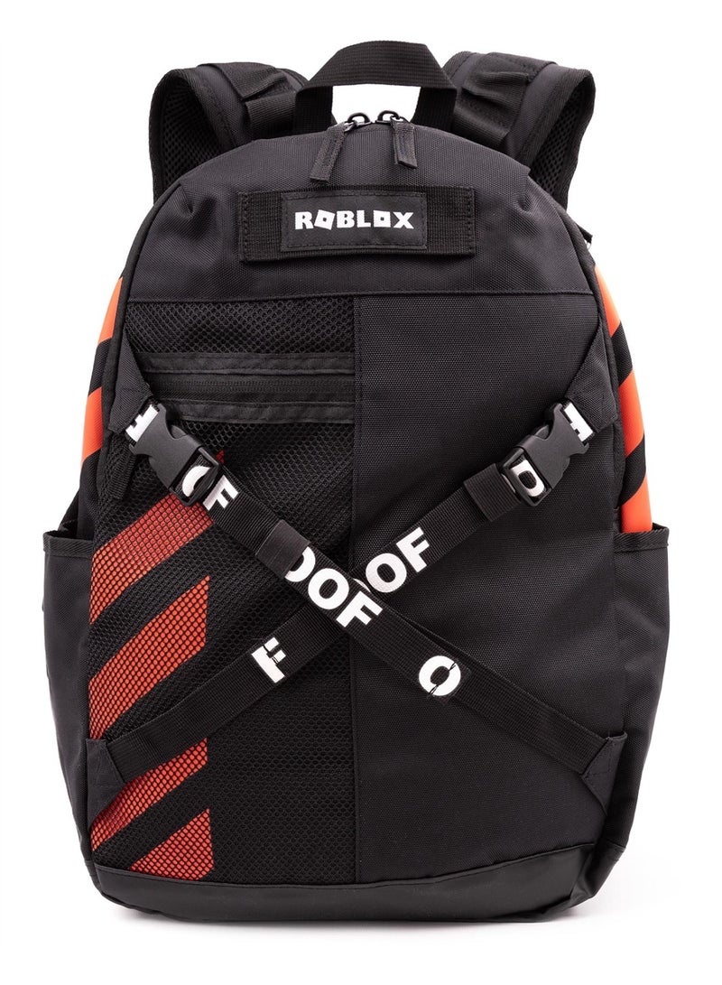 Bamboo Bark Roblox Unisex Kids Black Backpack / SCHOOL BAG - Image 2