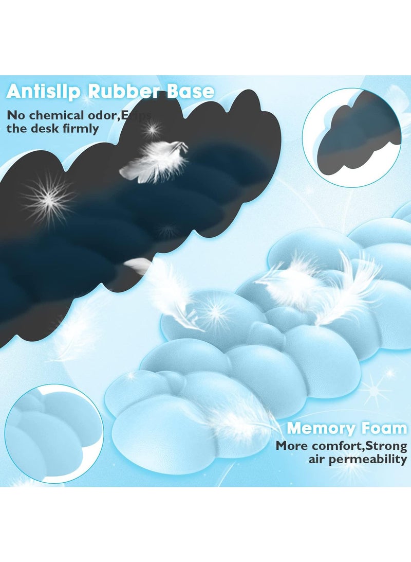 Y&D 2Piece Cloud Memory Foam Wrist Mouse Pad Set - Image 3