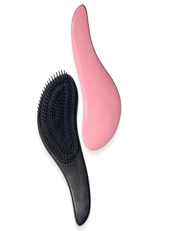 Combelle Detangling Hair Brush - Pain-Free Flexible Bristles, Wet & Dry Use, Anti-Static, Soft Scalp Care for All Hair Types - Multicolour Ergonomic Handle - Image 5