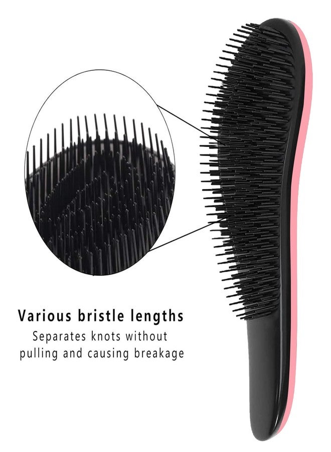 Combelle Detangling Hair Brush - Pain-Free Flexible Bristles, Wet & Dry Use, Anti-Static, Soft Scalp Care for All Hair Types - Multicolour Ergonomic Handle - Image 2