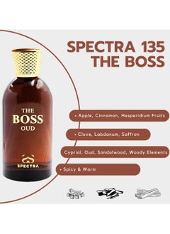 Spectra 135 The Boss Oud Eau De Parfum For Men – 100ml  - Image 5