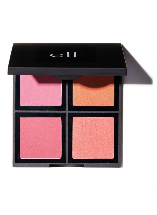 elf لوحة أحمر خدود بودرة، 4 درجات لونية، فاتح، 0.56 أونصة - Image 1