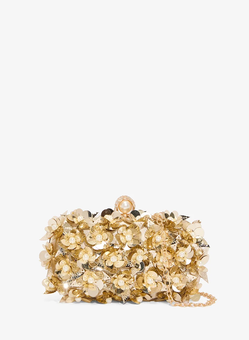 Gold Sequin Detailed Bag
