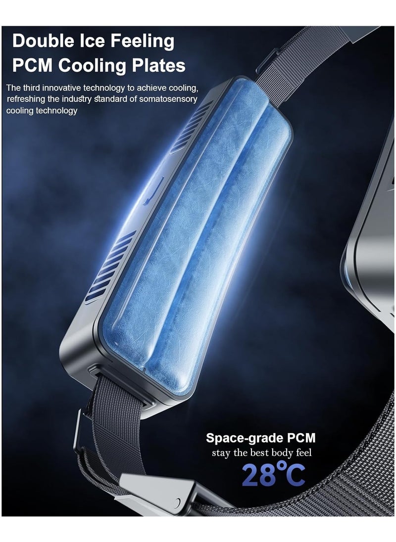 FIPKA - Portable Waist Fan with 2 Cooling Plates, Wearable Clip on Fan - Image 1