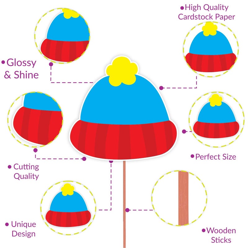 Wobbox Baby Shower Decoration Items| Baby Shower Photo Booth Props for Photoshoot, Baby Shower Milestone Card, Mom to Be Daddy to Be Decoration, Godh Bharai Decoration Kit-(FP365) - Image 5