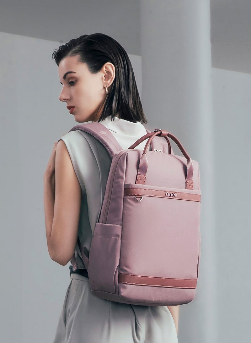 Chantria CB00639 Women Laptop Backpack Casual Business Travel Multi-Compartment Easy Carry Trend Bag (15.6'') Purple - Image 5