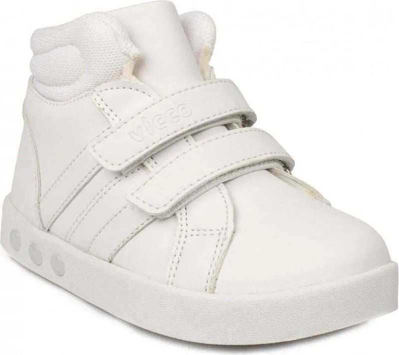 VICCO Lucky Lighted Unisex Bebe White Boots  - Image 1