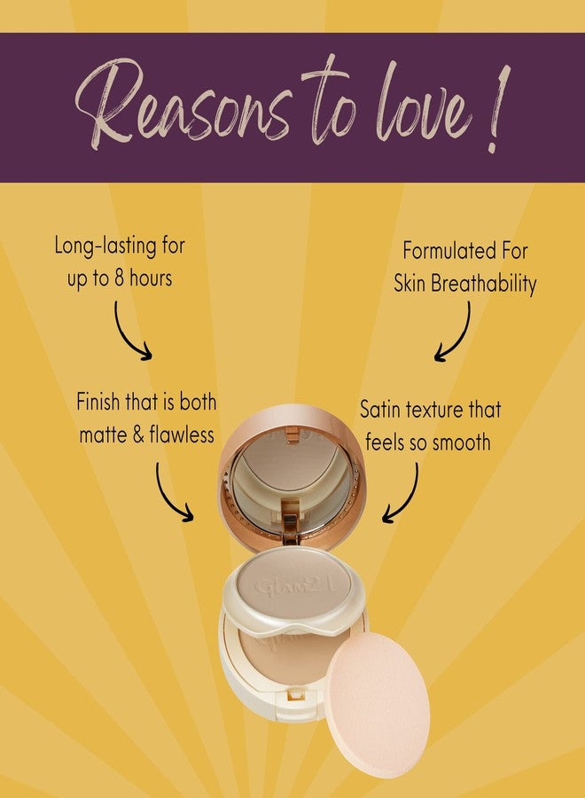 جلام 21، كلير آند برايت سيلك، بودرة مضغوطة 2 في 1 | مكياج يومي | تركيبة خالية من الزيوت ومقاومة للتعرق | لجميع أنواع البشرة | ماربل-01 - Image 4