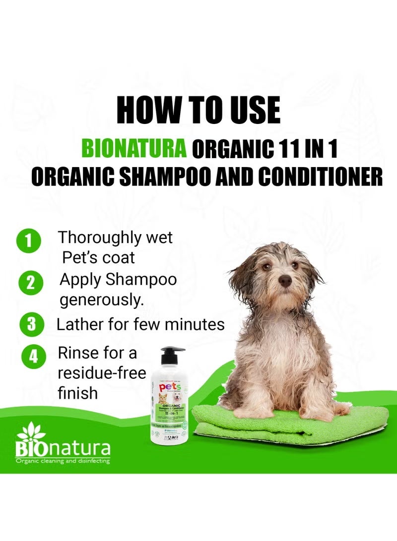 BioNatura Pets Organic Shampoo & Conditioner 500ml - Image 5