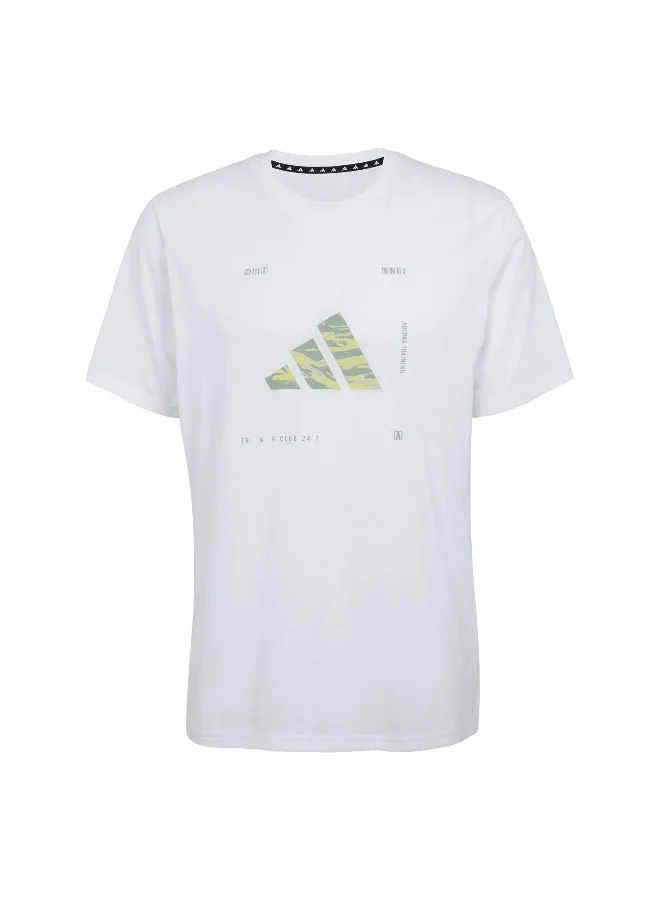 Adidas adidas climacool training camo logo men graphic t-shirt
