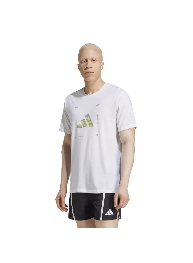 Adidas adidas climacool training camo logo men graphic t-shirt