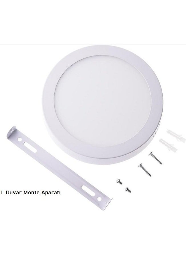 CATA 18W Surface Mounted Round LED Panel Luminaire CT-5233 White Light  - Image 4