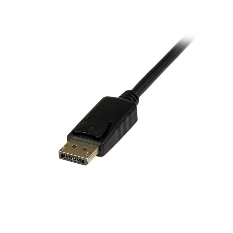 Startech.com StarTech.com 6ft (1.8m) DisplayPort to DVI Cable - 1080p Video - Active DisplayPort to DVI Adapter Cable - DisplayPort to DVI-D Cable Single Link - DP 1.2 to DVI Monitor Cable Converter (DP2DVIMM6BS), Black  - Image 2