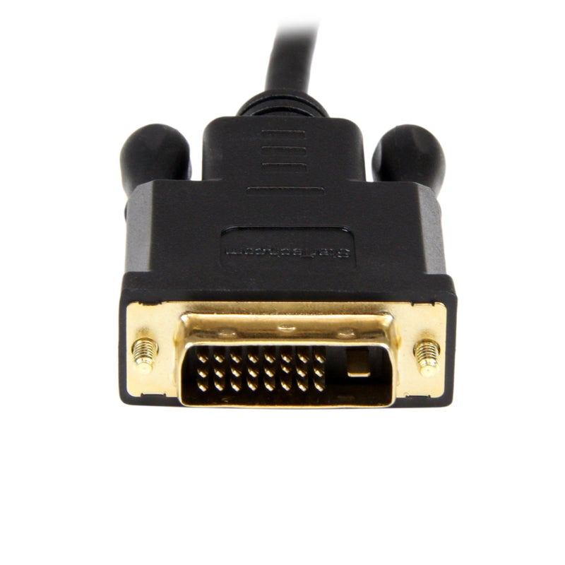 Startech.com StarTech.com 6ft (1.8m) DisplayPort to DVI Cable - 1080p Video - Active DisplayPort to DVI Adapter Cable - DisplayPort to DVI-D Cable Single Link - DP 1.2 to DVI Monitor Cable Converter (DP2DVIMM6BS), Black  - Image 5