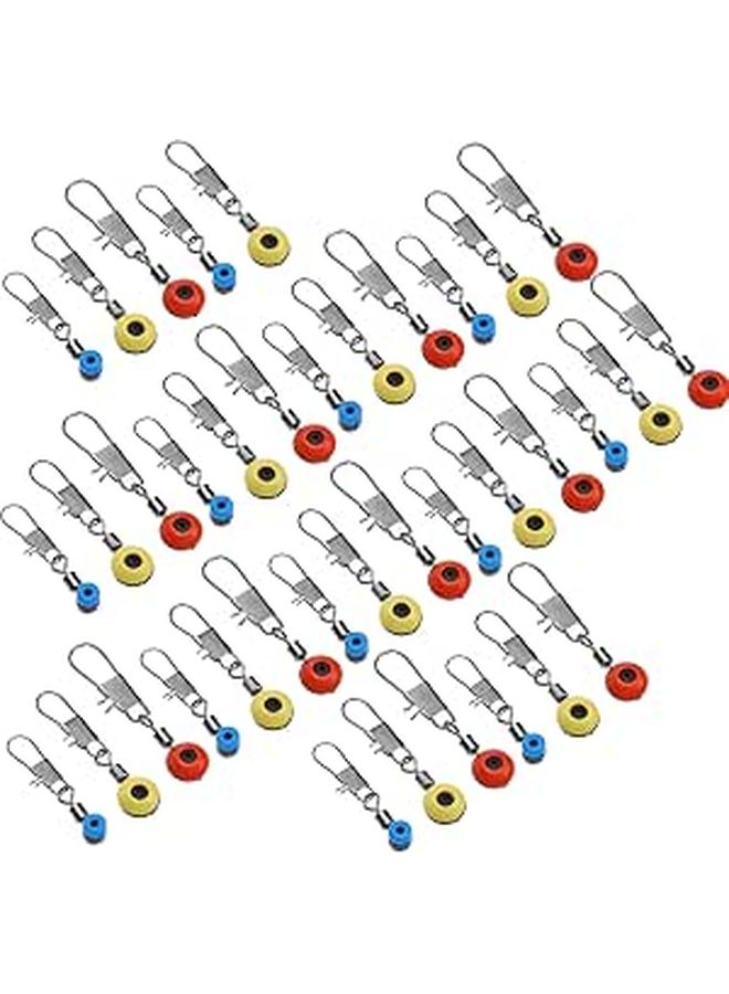 100pcs Ball Bearing Fishing Swivel Connectors Saltwater Freshwater Tackle - Image 1