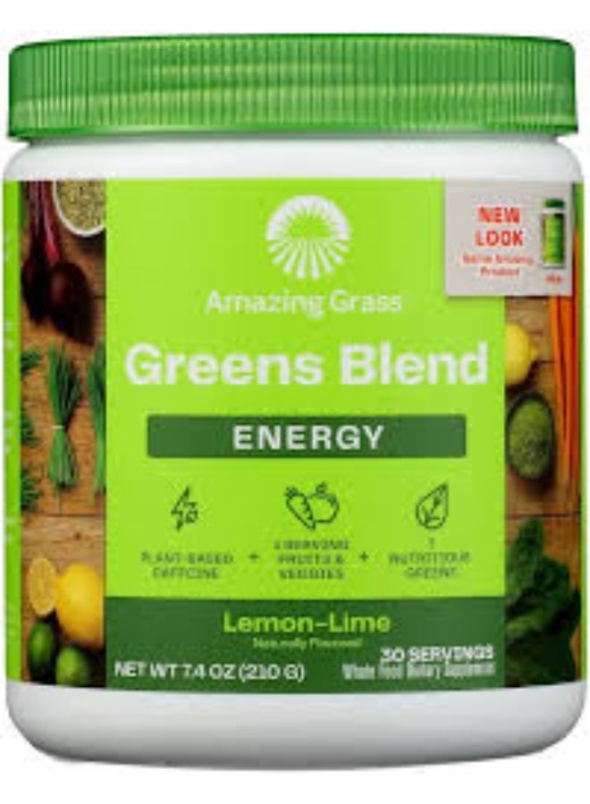 Amazing Grass, Greens Blend, Energy, Lemon Lime,  210 g - Image 4