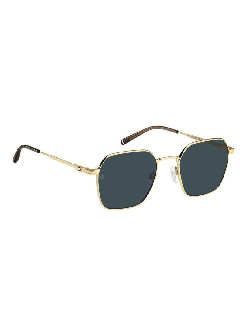 TOMMY HILFIGER TH2133/S J5G/KU 53 Men's Square sunglass - Gold - Image 2