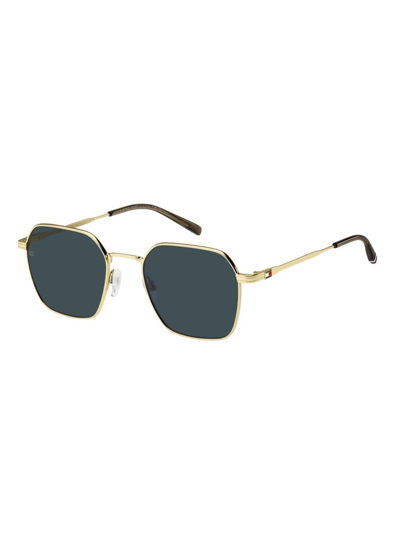 TOMMY HILFIGER TH2133/S J5G/KU 53 Men's Square sunglass - Gold - Image 1