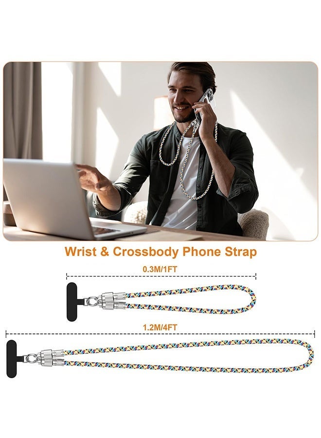 إم إكس إن كابل شحن سريع مدمج USB-C إلى USB-C، عبوتان من النايلون عالي السرعة 65 وات لنقل البيانات، حزام معصم متقاطع لهاتف iPhone 17 16 15، Samsung S25 S24 Ultra/FE، معظم حافظات الهواتف الذكية - Image 2