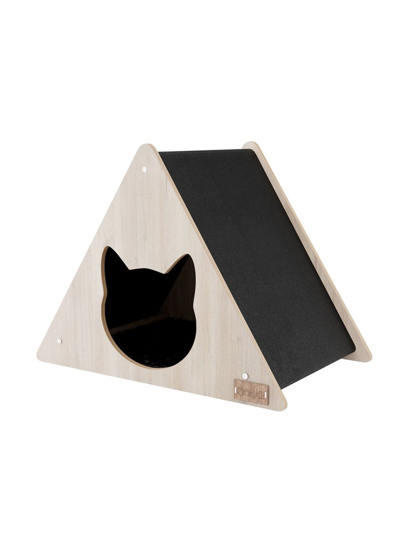 noba - Origin Teepee Hideout Cat Head - Black - Image 1