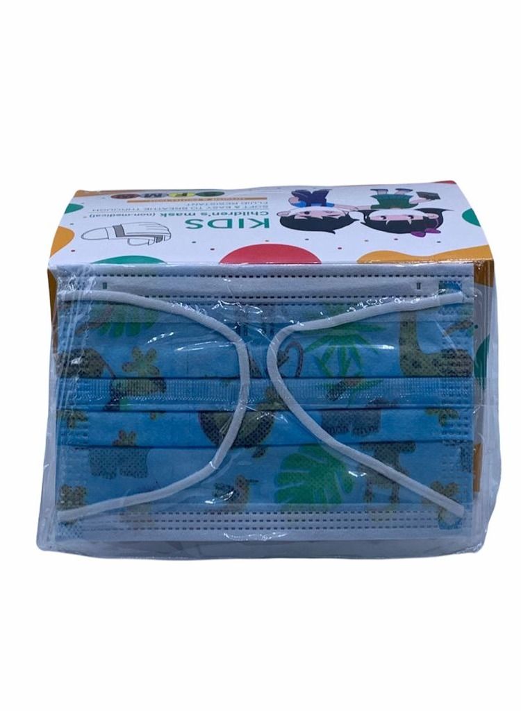 إس أف إم دبليو مجموعة أقنعة وجه للأطفال مكونة من 50 قطعة مغلفة - Image 3