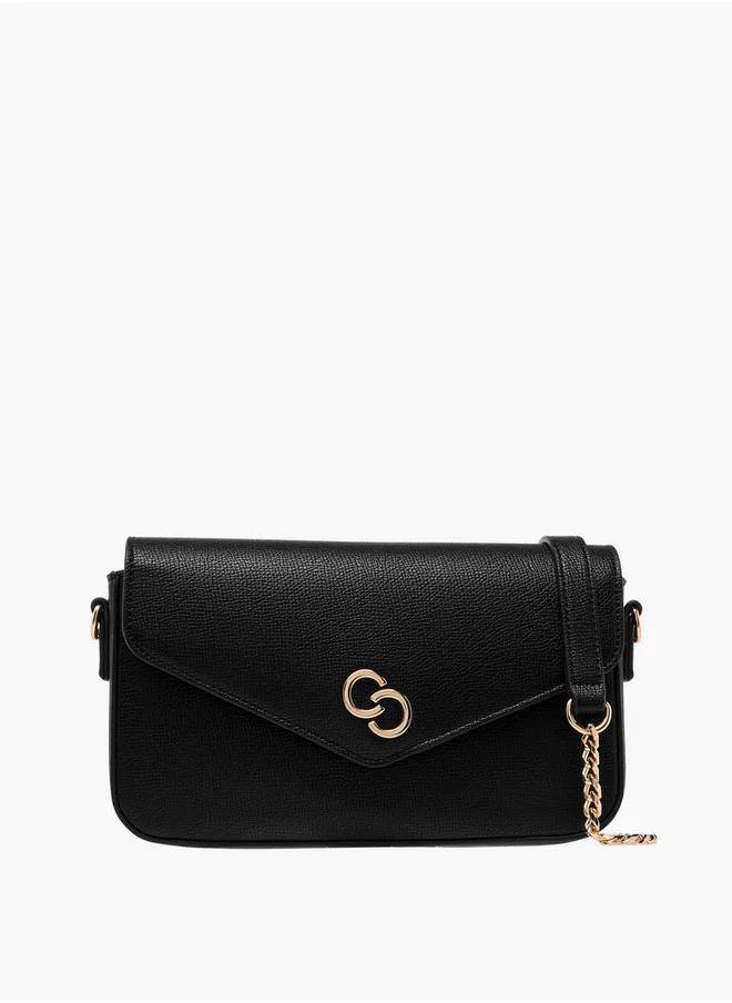 Celeste Women's Solid Crossbody Bag with Chain Strap