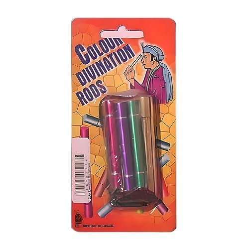 MilesMagic Color Divination Rods Tube Gimmick Set of 5 CloseUp Mentalism Effect Professional Street Stage Magic Apparatus - Image 1