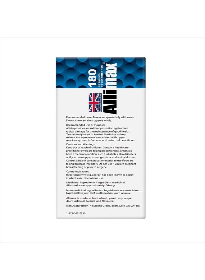 Allimax Stabilized Allicin, 180 CT - Image 2