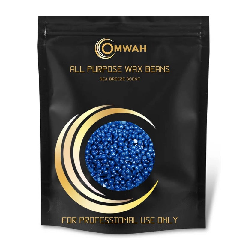 OMWAH Hard Wax Beads  All Purpose Wax Beans Brazilian Hair Removal 16 oz