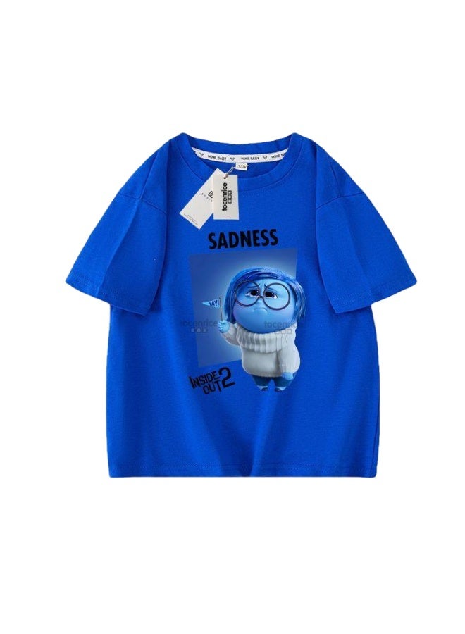 INSIDE OUT 2 Unisex Short Sleeve Stylish Top TShirt Tee for Boys Girls Kid Children - Image 1