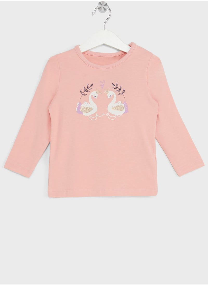 NAME IT - Kids 2 Pack Printed Top - Image 1