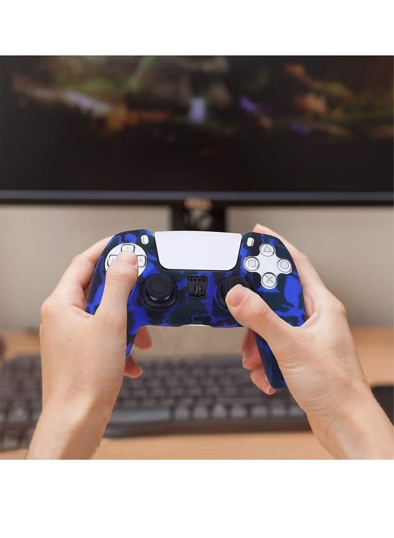 HablTech PS5 Controller Cover Case for Sony PlayStation 5 Dual Sense Controller with 1 Protection Cover and 10 Thumb Handle - Image 5