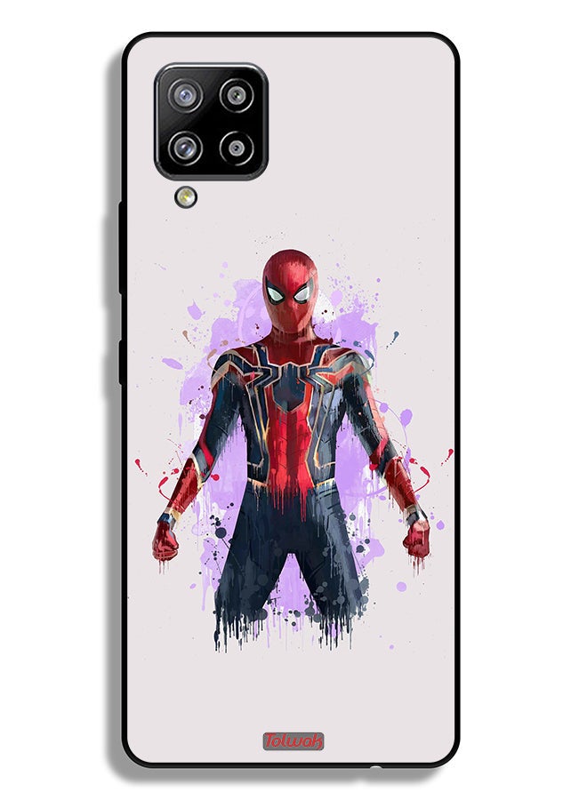 Tolwak Samsung Galaxy A42 5G Protective Case Cover Iron Spider Artwork - Image 1