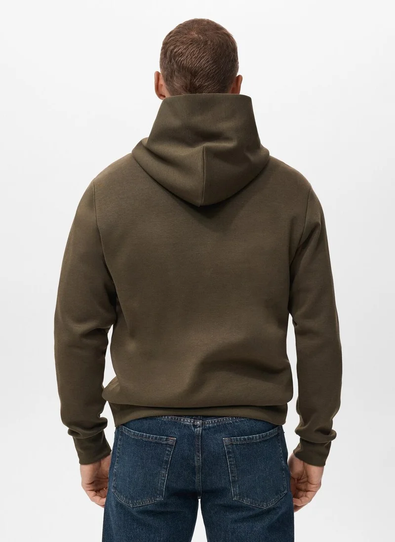 Mango Man Regular-fit hoodie