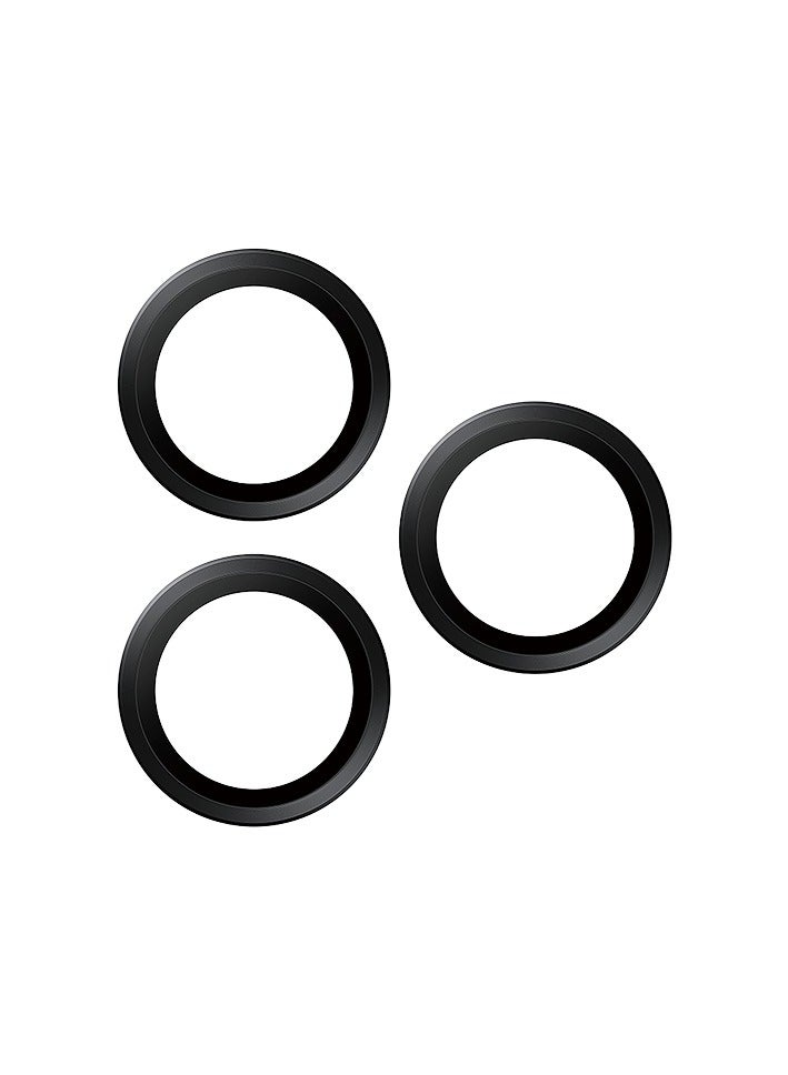 بانزرجلاس حماية كاميرا بانزر جلاس Hoops منفصلة إطار أسود ايفون 17 برو و ايفون 17 برو ماكس - Image 3