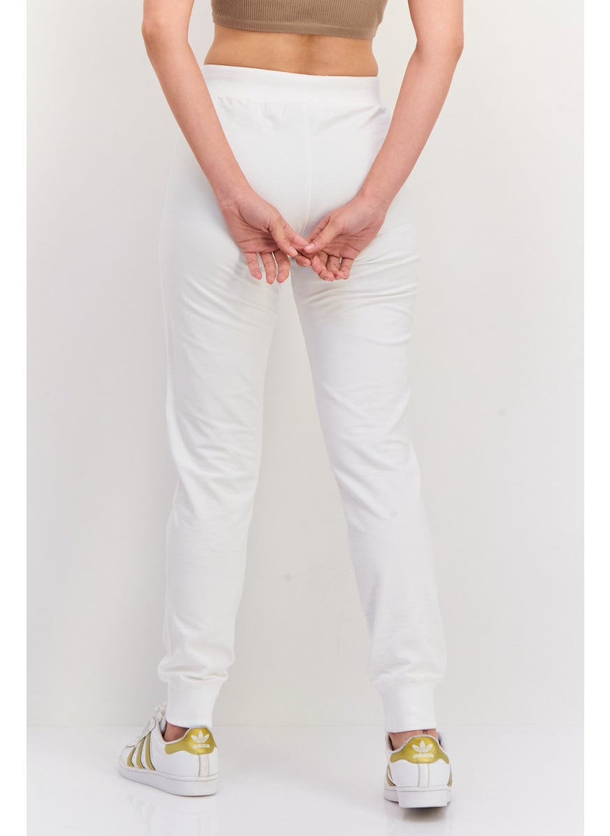 Champion - Women Sportswear Fit Training Sweatpants, White - Image 1