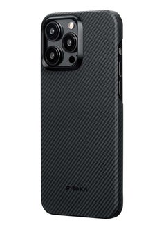 PITAKA iPhone15 Pro Max Case MagEZ 4 - Black/Grey Twill  - Image 2