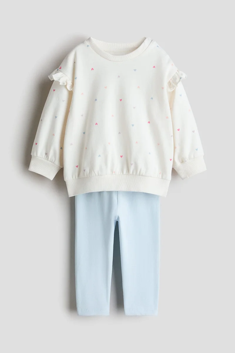 H&M 2-piece sweatshirt and leggings set