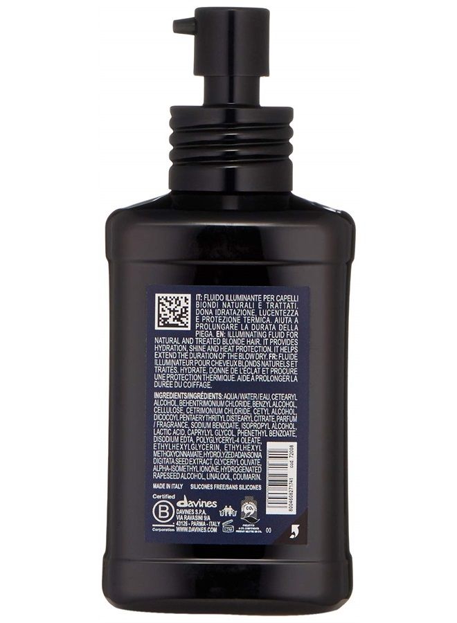 Davines Heart of Glass Sheer Glaze for Blonde Care, Leave On Thermal Styling Support, Add Shine And Heat Protect, 5.07 fl. oz. - Image 1