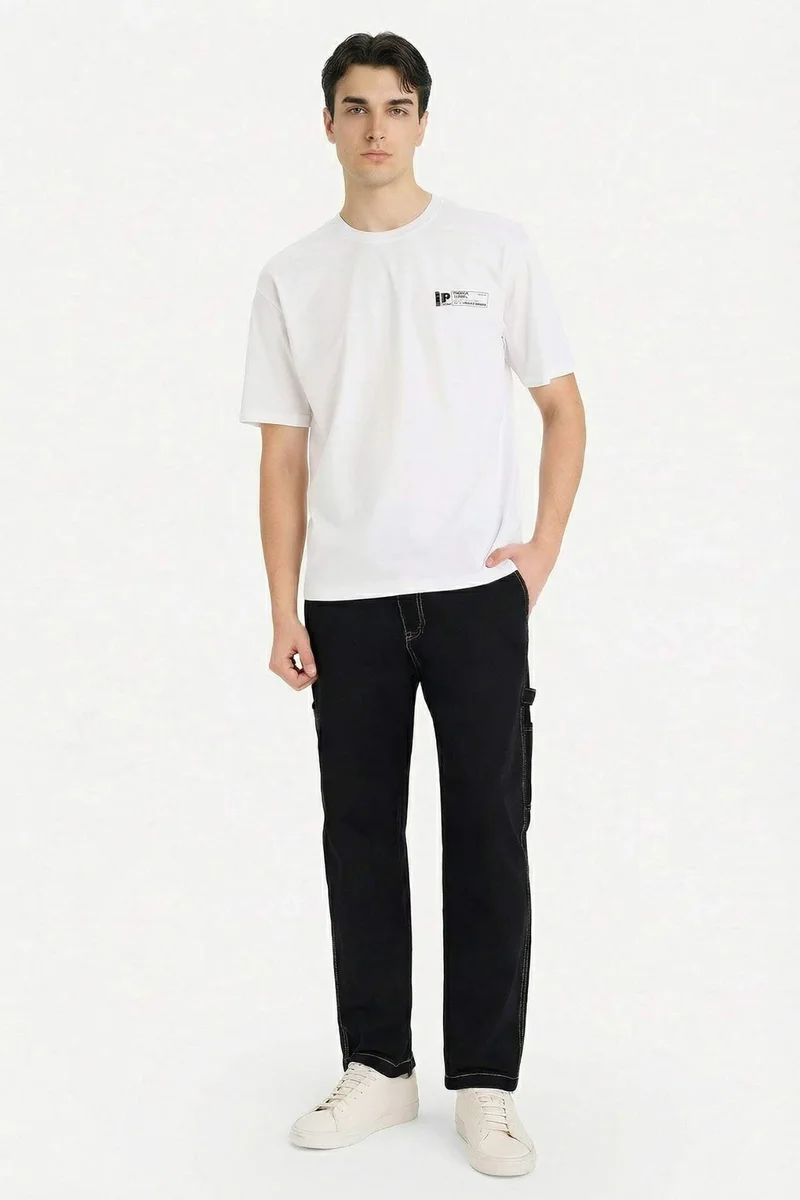 DeFacto Boxy Fit Crew Neck Short Sleeve T-Shirt