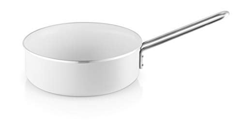 Eva Solo Eva Trio | White Saute Pan, Aluminum with Ceramic Coating, 24cm - Image 5