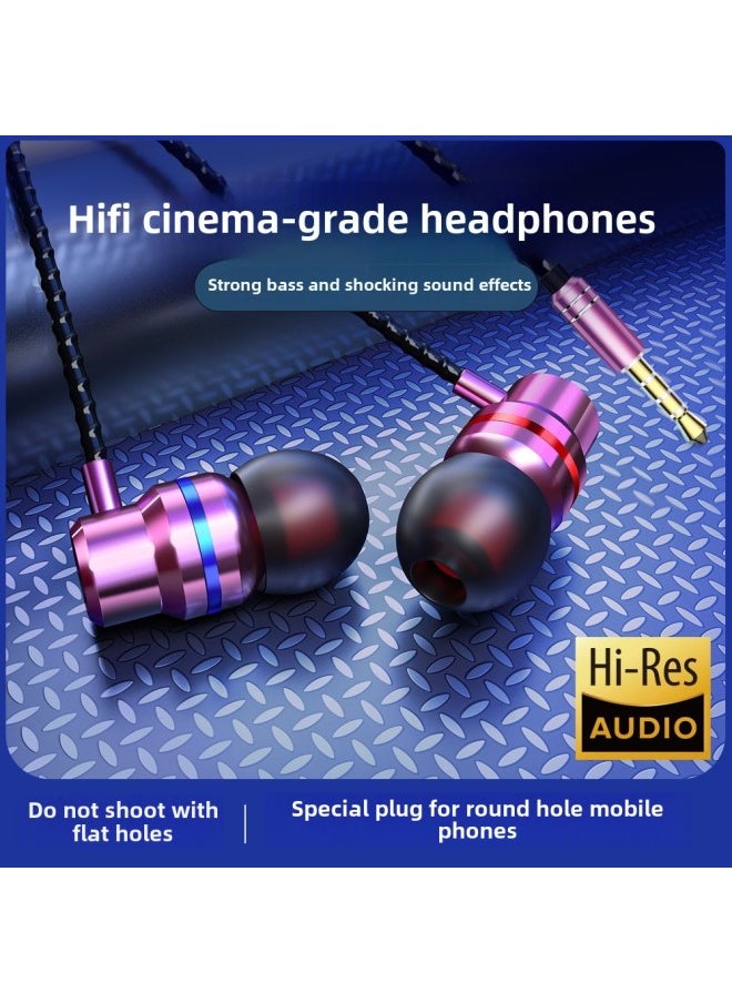 Generic - BNR Headphones For Apple Huawei Xiaomi OPPO In-Ear Type-c Android Game Phone Wired-Color:Q5 Rose Gold_Ultimate Edition - Image 1