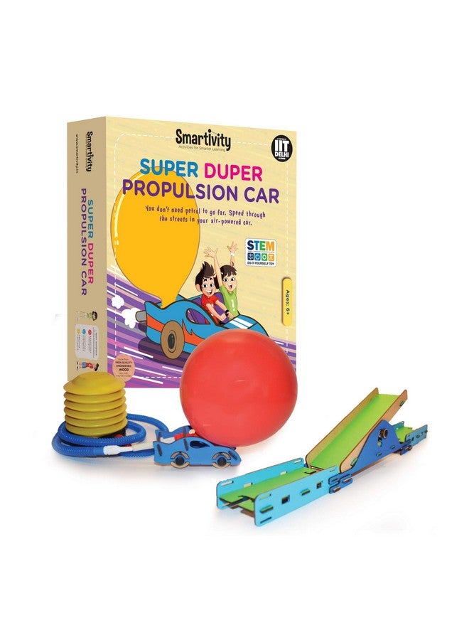 سمارتيفيتي لعبة سيارة الدفع الخارقة من سمارتيفيتي، ألعاب تعليمية ممتعة، تعتمد على البناء والتشييد، للأطفال من سن 6 إلى 14 عامًا، هدايا للأولاد والبنات، صنع في الهند - Image 1