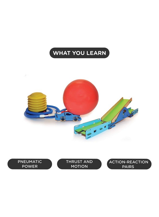 سمارتيفيتي لعبة سيارة الدفع الخارقة من سمارتيفيتي، ألعاب تعليمية ممتعة، تعتمد على البناء والتشييد، للأطفال من سن 6 إلى 14 عامًا، هدايا للأولاد والبنات، صنع في الهند - Image 4