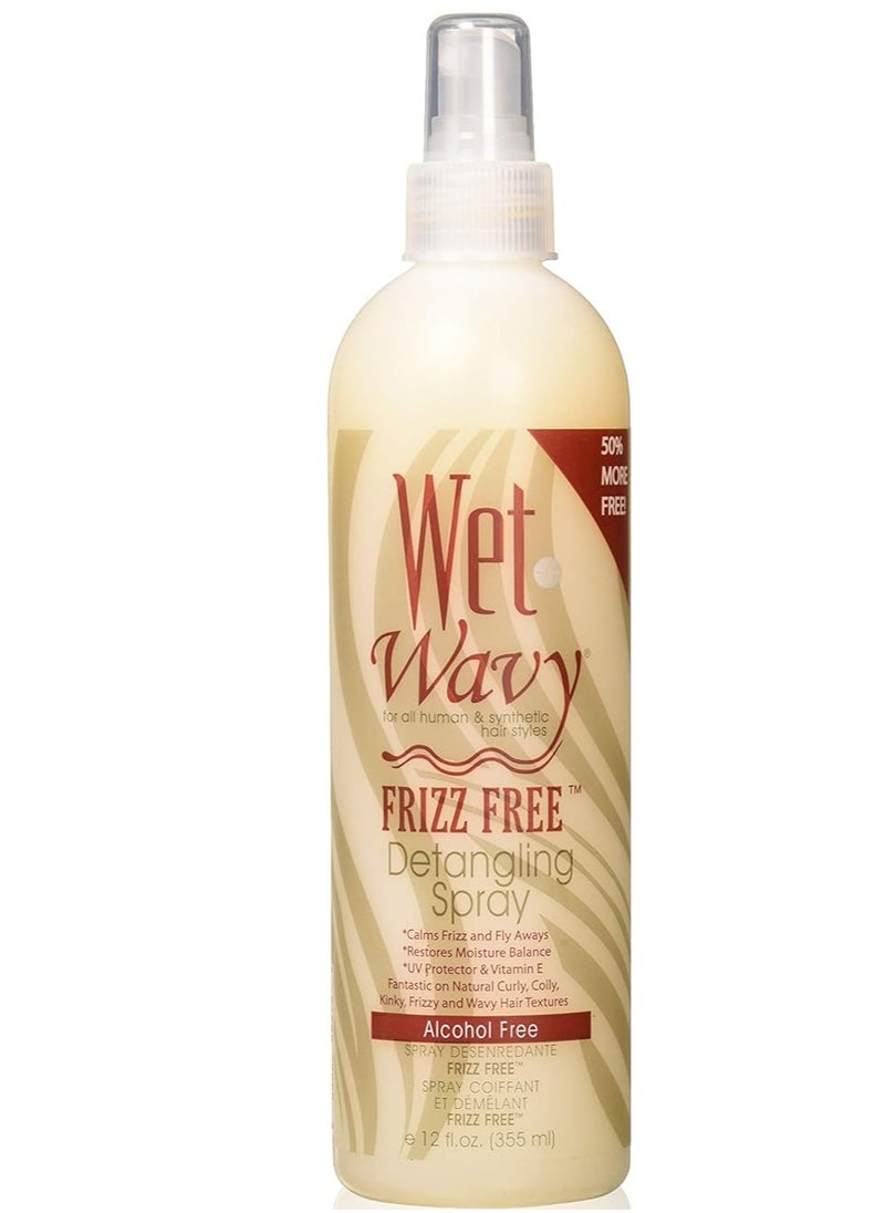 Wet N Wild Wet N Wavy Detangiling Spray Bonus, 12 Ounce  - Image 1