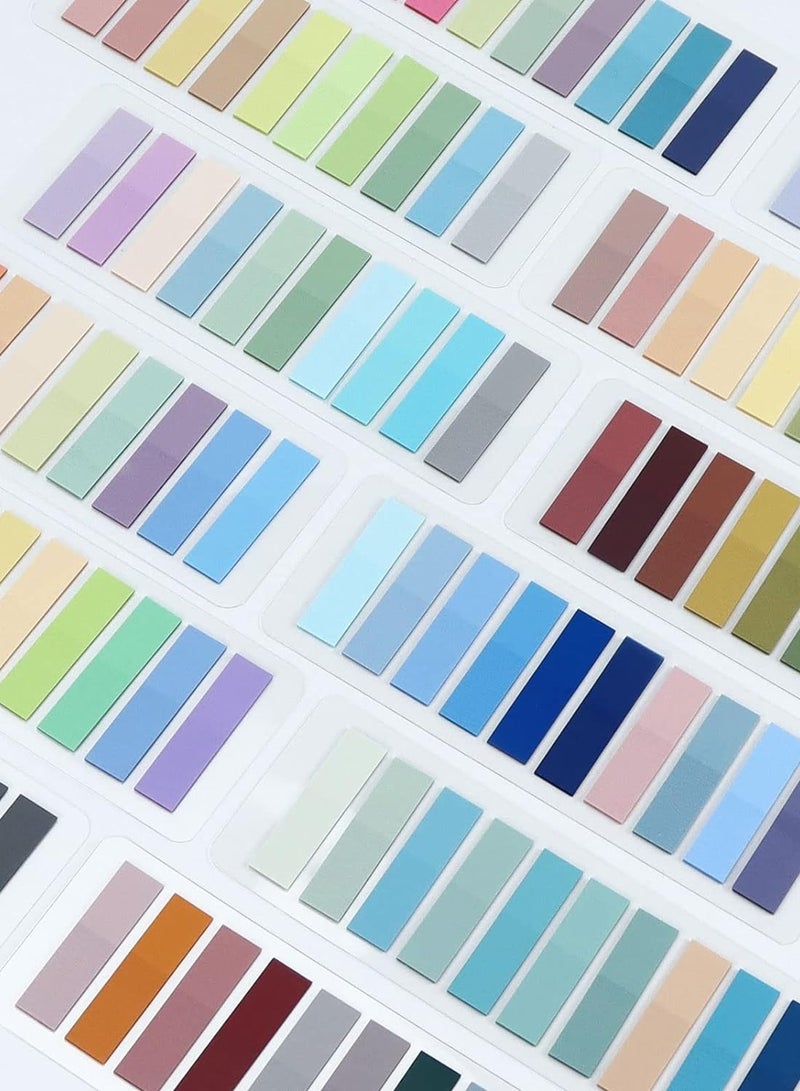 Fanski Sticky Index Tabs, 2400pcs Page Tabs Sticky Flags Markers Clear Sticky Notes Page Colored Writable and Repositionable Index Tabs for Page Marking Classify File - Image 3