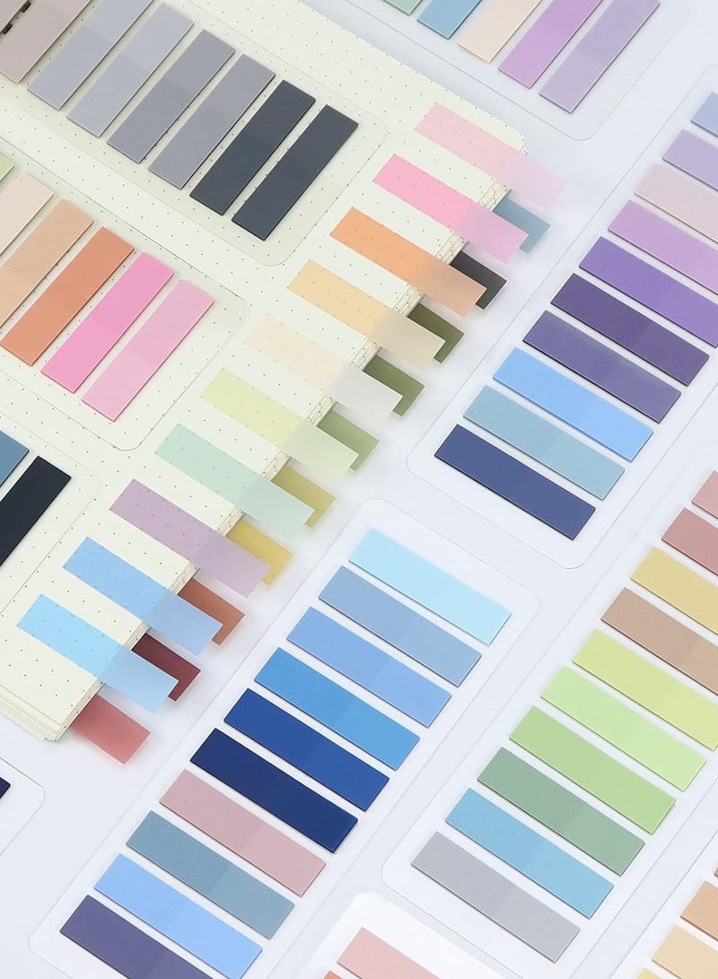 Fanski Sticky Index Tabs, 2400pcs Page Tabs Sticky Flags Markers Clear Sticky Notes Page Colored Writable and Repositionable Index Tabs for Page Marking Classify File - Image 5