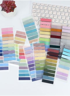 Fanski Sticky Index Tabs, 2400pcs Page Tabs Sticky Flags Markers Clear Sticky Notes Page Colored Writable and Repositionable Index Tabs for Page Marking Classify File  - Image 4