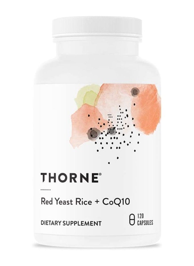 Thorne - Red Yeast Rice + CoQ10 - 120 Capsules Dietary Supplement - Image 1