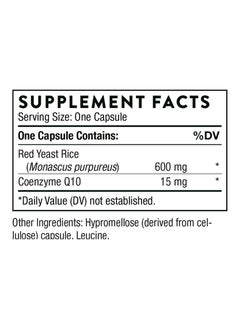 Thorne Red Yeast Rice + CoQ10 - 120 Capsules Dietary Supplement  - Image 2